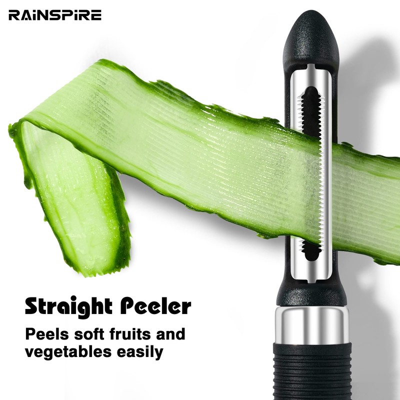 Rainspire 3-Piece Peeler Set, Premium Swivel Vegetable Peeler, Kitchen Gadgets