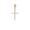 Unbranded 10k Yellow Gold Shiny-Cut & Polished Cross Pendant