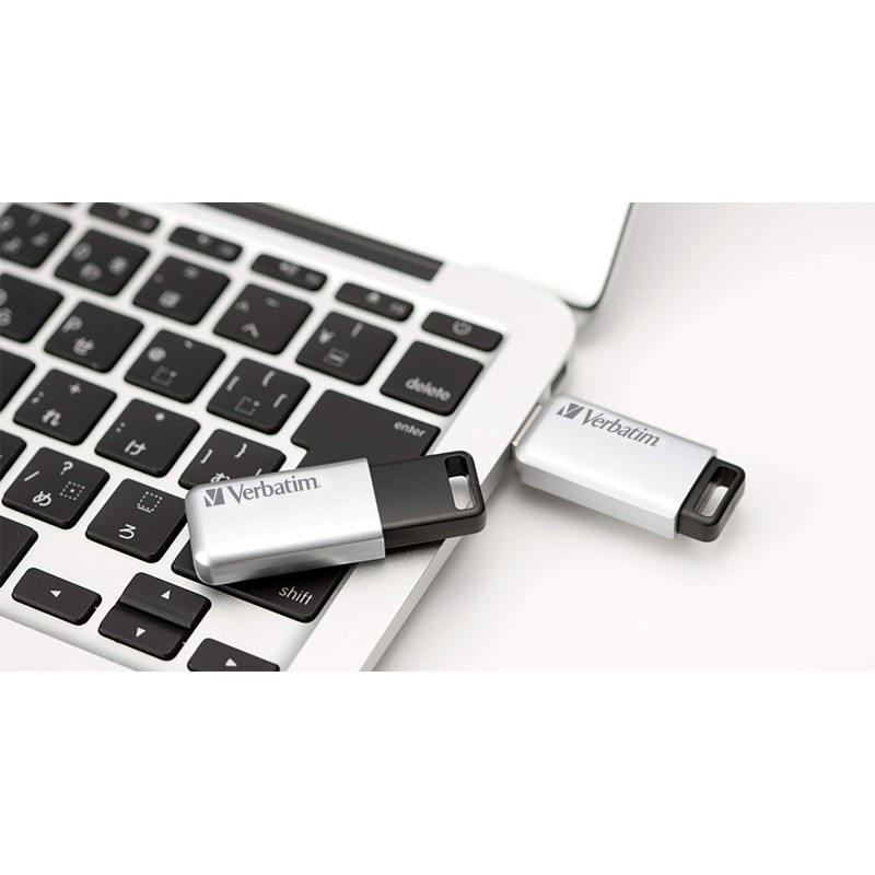 Verbatim 98665 Flash Drive with AES 256 Hardware Encryption, 32