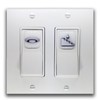 Visual Light Switch Sticker Labels - Living Room & Kitchen