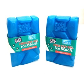 COOL GEAR Freezer Gel  Blue Ice Block Lot of 2