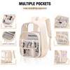 Scothen 3PCS Clear Backpack for Women Girls, Heavy Duty Transparent