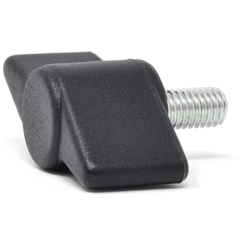 Design61 4 x Plastic Wing Screws with Threaded Bolts Steel