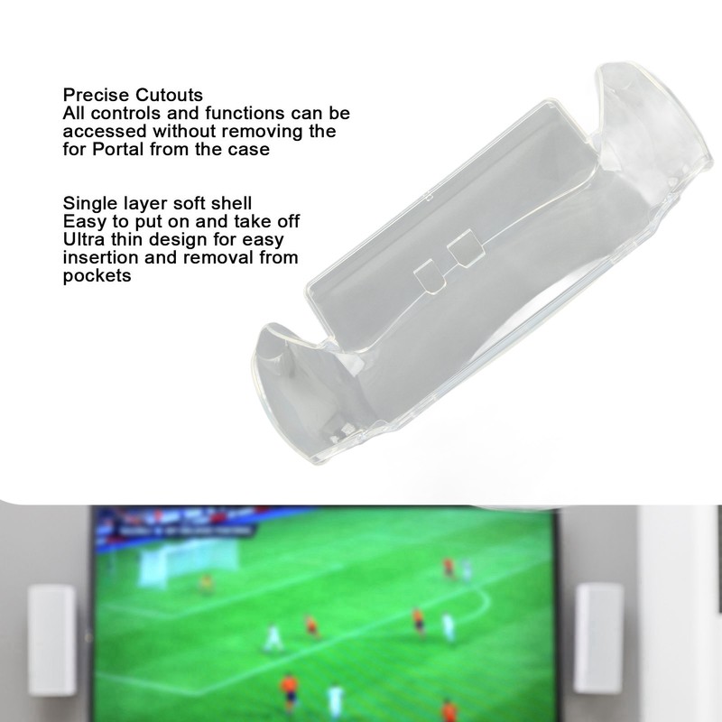 Remote Player Case Transparent Scratch Proof TPU Handheld Console Protective