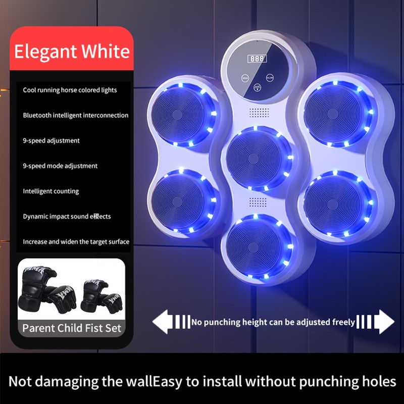 Leukate Smart Music Boxing Machine for Adults & Kids -