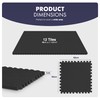 KAYMAN Gym Floor Nonslip Mats, Interlocking, EVA Foam Exercise Floor