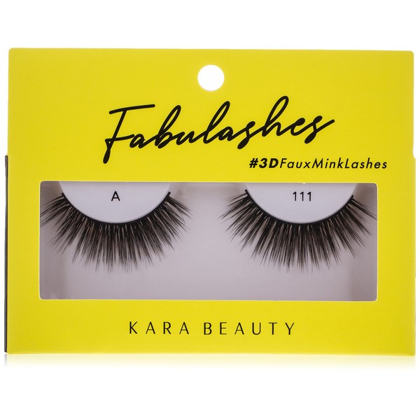 KARA BEAUTY FABULASHES 3D Faux Mink False Eyelashes - Style A111