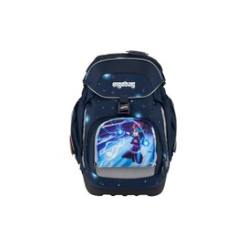 ergobag LED Zippies School Bag Accessory Front Pocket Motif Worlds Primary School, Superhero - Multi Colored