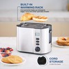 Elite Gourmet ECT2145 Extra Wide Slot 2-Slice Toaster, Bagel Function