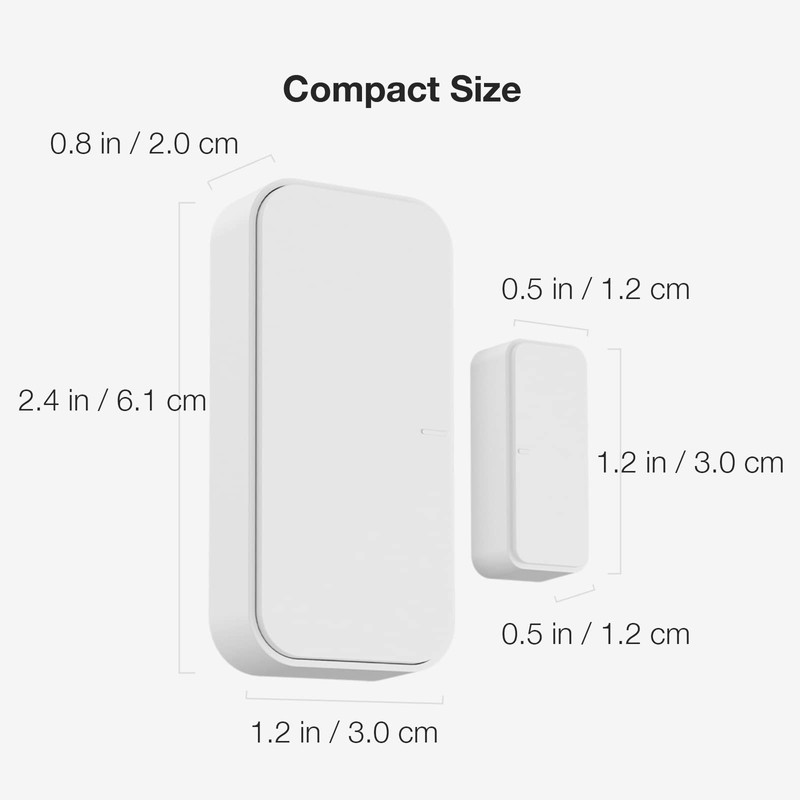 Broadlink Smart Home Fastcon Door Sensor, Wireless Home Security for
