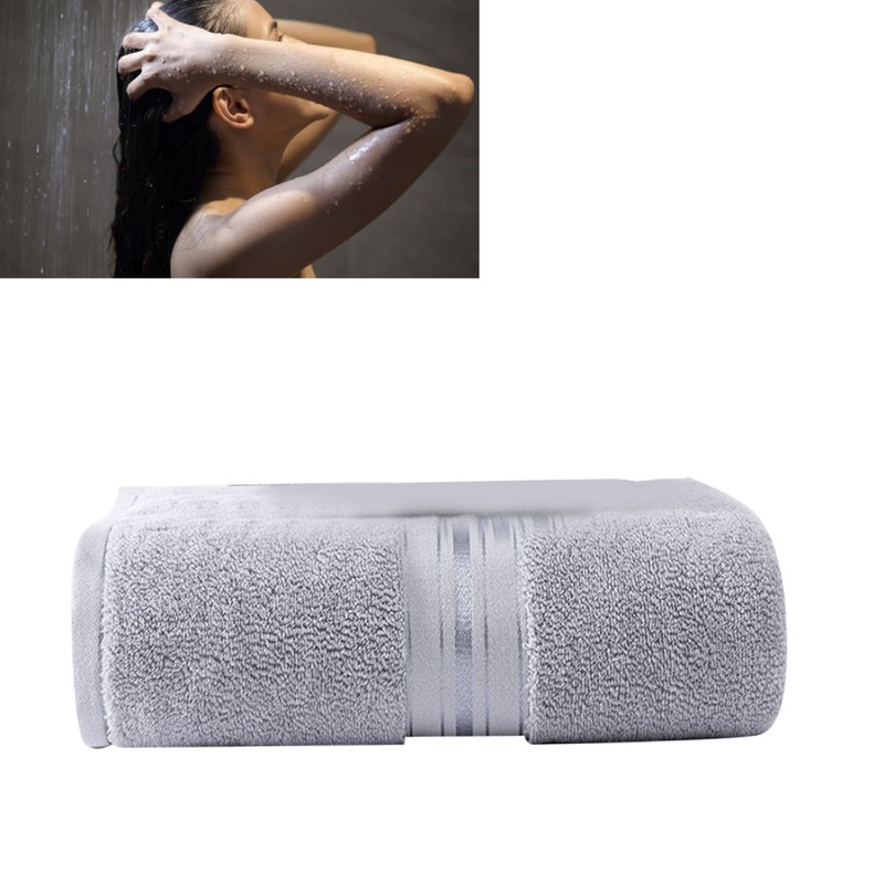 600g Bath Towel 70x140cm Cotton Highly Absorbent Quick Dry Thickened