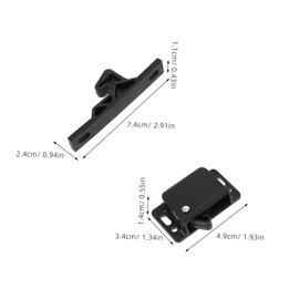 LIFKOME Rv Catch Latches 2 Pack Camper Door Holder Latch for Rv Mechanism for Safety