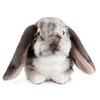 Living Nature Grey Dutch Lop Eared Rabbit Stuffed Animal |