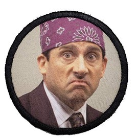The Office Prison Mike Morale Patch. Perfect for Your Tactical Military Army Gear, Backpack, Operator Baseball Cap, Plate Carrier or Vest. 2x3" Hook Patch. Made in The USA