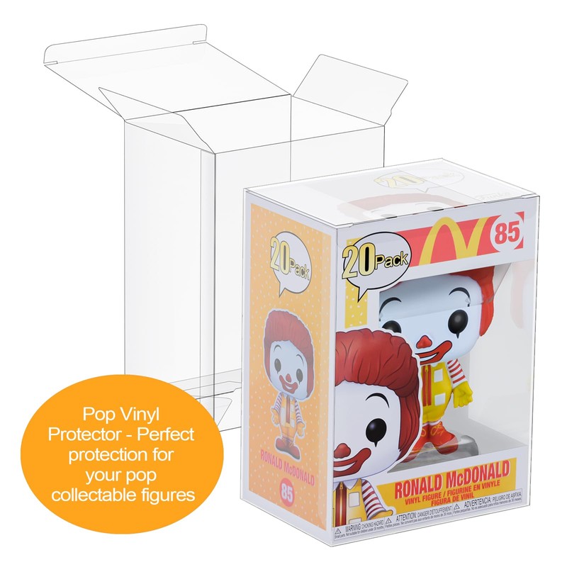 20 Pack Pop Protector Cases for 4" Funko Pop Vinyl