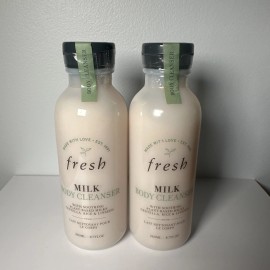 Fresh Pack Of 2, Fresh Milk Body Cleanser for Soothing Clean Skin 260mL 8.7fl oz Each