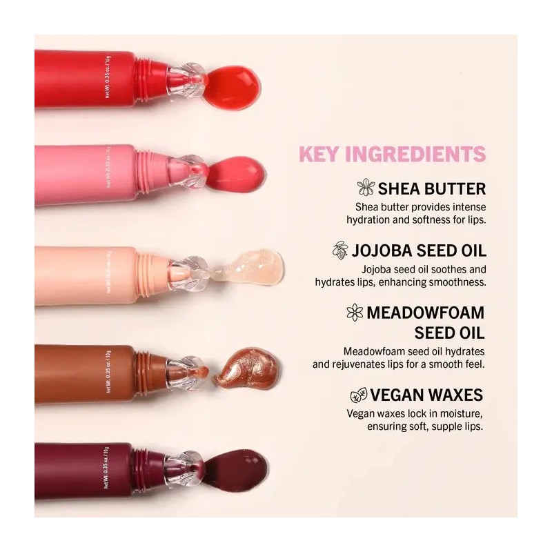 Balsamo Labial Moira Butter Bliss Lip Balm 001 Heartbreaker 10