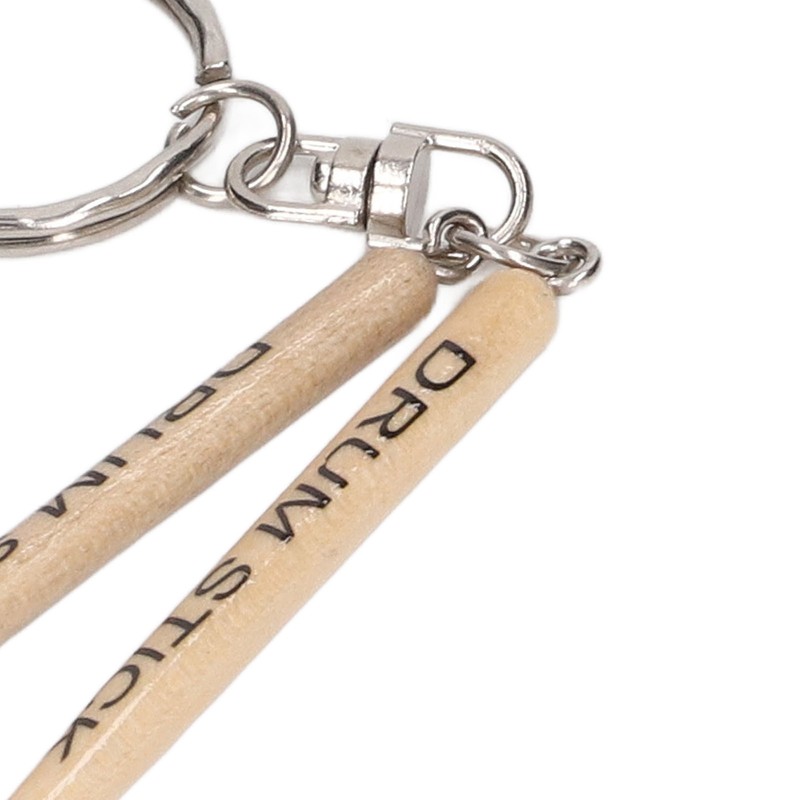 Mini Drum Sticks Keychain Wooden Decoration Accessory Percussion 2 Drumstick