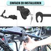 Warmfay Black Frame Holder Long 32 cm, Lockable Wheel Frame