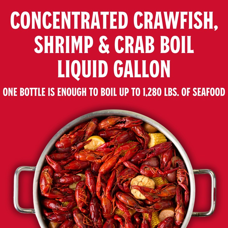Louisiana Fish Fry Liquid Seafood Boil - Maximum Flavor, Flexible