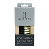 HEWITTS Unisex's Polishing Brush Set Shoe, Black/Neutral, 135mm x 40mm