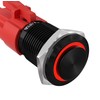APIELE 16mm Latching Push Button Switch 12V On Off Aluminium