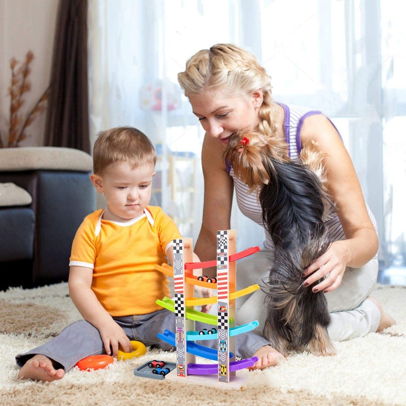 Wood City Toddler Toys for 1 2 3 Years Old,