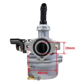 Aylux PZ19 19mm Carburetor with Hand Choke for 50cc 70cc 90cc 110cc 125cc Dirt Bike TAOTAO Sunl Honda CRF ATV and Go Kart with Air Filter