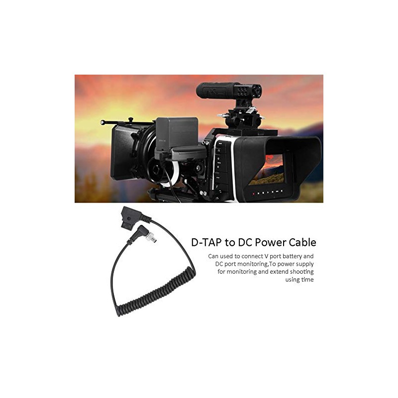 D-TAP Male to DC Connector, D-Tap to DC Plug Power