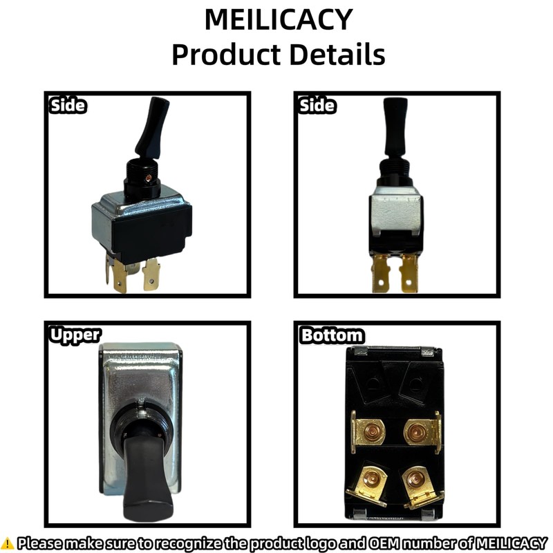 MEILICACY New K301-270 Toggle Switch 8956K790 Compatible for Kenworth Paccar