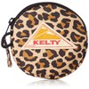 Kelti DP CIRCLE COIN CASE 2 Coin Case, Gold Leopard