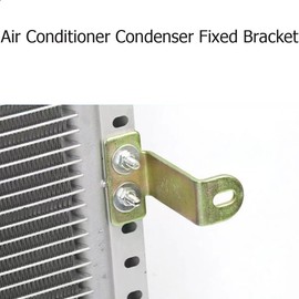 YehVeh 2 Pack Car A/C Condenser Mounting Bracket Fastener Mount Support Stand for Universal Air Conditioner A/C Condenser Replacement Vehicle Air Conditioning Radiator