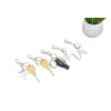 Rohans Womens Gold Plated Alloy Car Key Ring with Crystal