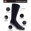 Dickies Men's Multi-Pack Dri-tech Moisture Control Boot-Length Socks, Black (6