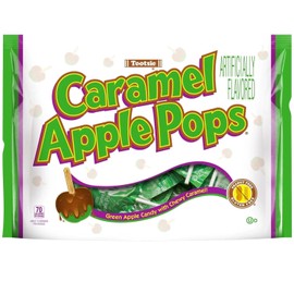 Tootsie Caramel Apple Pops Green 3.75 oz (Pack oF 3)…