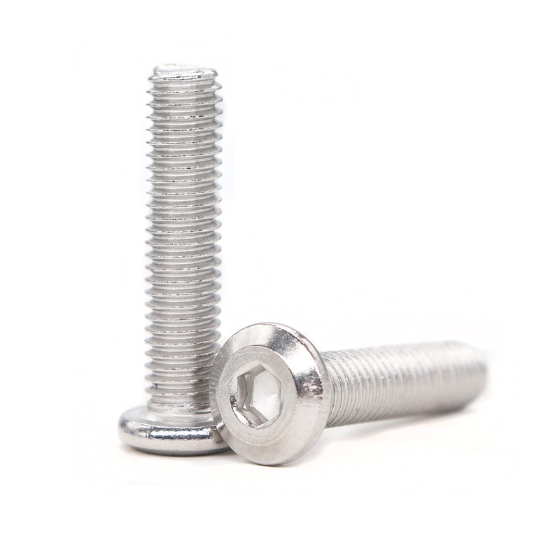 binifiMux - 6 tornillos de conexión para muebles, acero inoxidable
