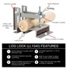Lumberjack Tools Log Lock 1-1/2" - 4-1/2" Logs, Log Holder