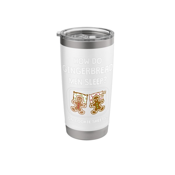 Gingerbread Men Cookie Sheets Stainless Steel Insulated Tumbler