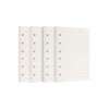 YINKE Notebook Refill, Loose Leaf Diary, Horizontal Rule, A7 Refill,