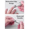 Apexay Nail Clippers with Catcher, Professional Nail Clippers No Splash