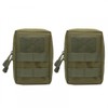 Pack of 2 Molle Utility Pouch Hiking Equipment for Outdoor