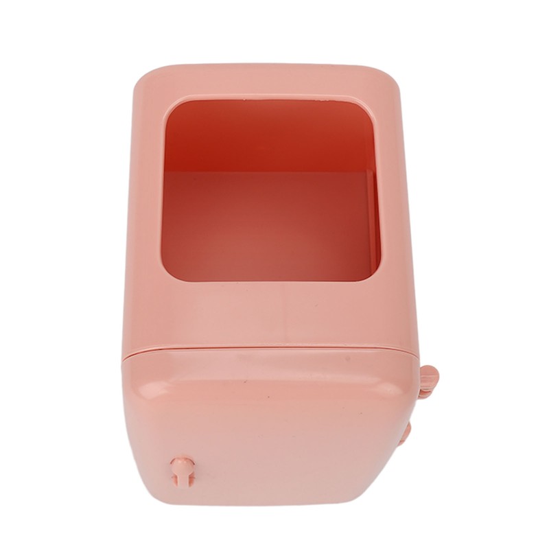 Makeup Brush Storage Box Mini Plastic Cosmetic Cotton Container Refrigerator