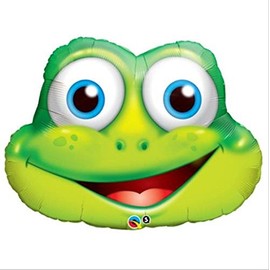 Qualatex 32" Funny Frog Helium Shape