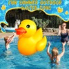 Hungdao 1 Pack 4 Feet Giant Inflatable Duck Huge Rubber
