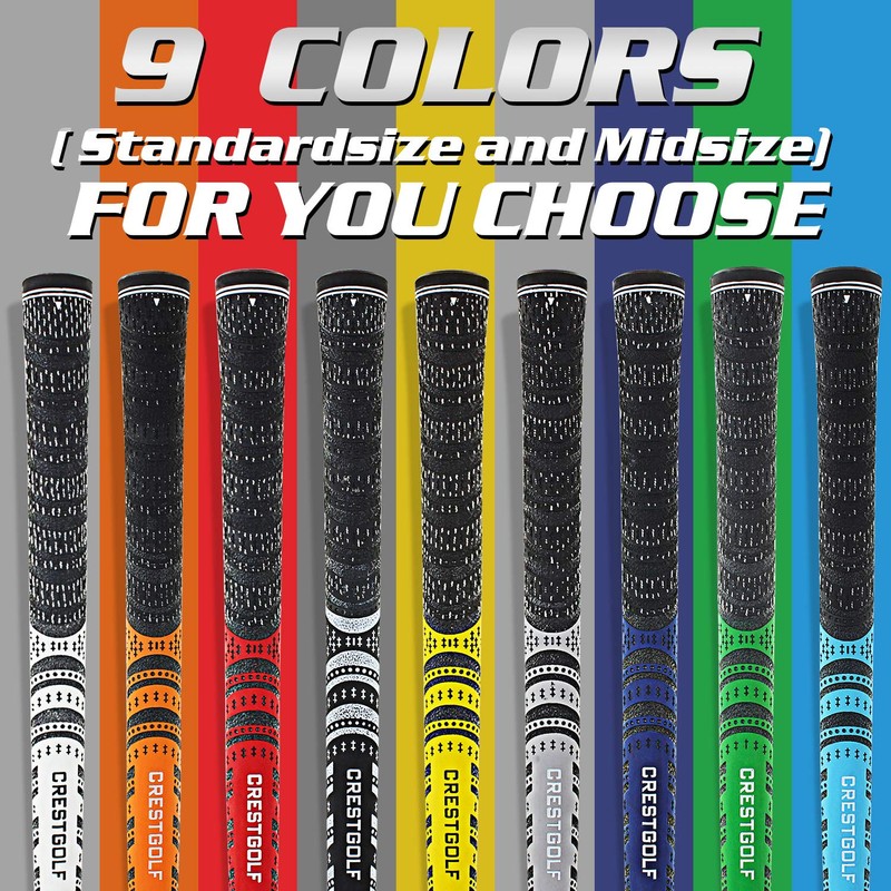 Multi -Compound Golf Grips, Standard Size All-Weather Control Thread Technology