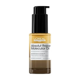 L'Oreal Professionnel Absolut Repair Molecular Aceite Bifásico 30ml | Repara hasta 2 años de daño en un solo uso | Para cabello muy dañado.