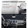 Pigenius Windshield Sun Shade for 2013-2017 Honda Accord Sedan Without