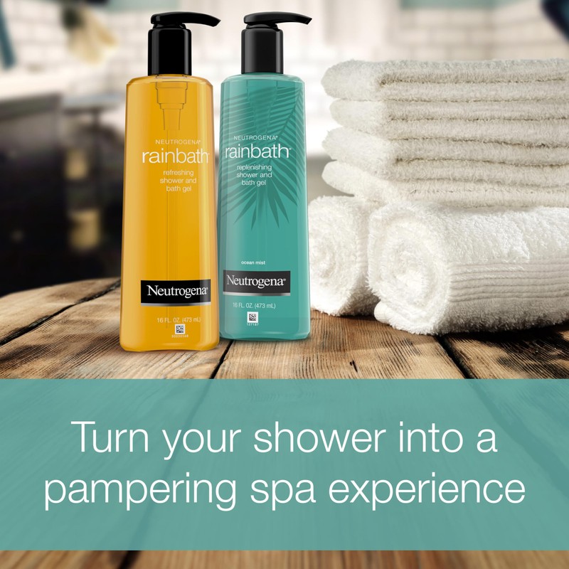 Neutrogena Rainbath Refreshing & Cleansing Shower & Bath Gel, Moisturizing