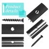 Pack of 100 Aluminium Alloy Patio Clips Fixing Clips Hidden