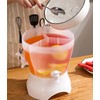 YUNNUO Cold Kettle with Faucet,Plastic Drink Dispenser for Fridge,Cold Kettle